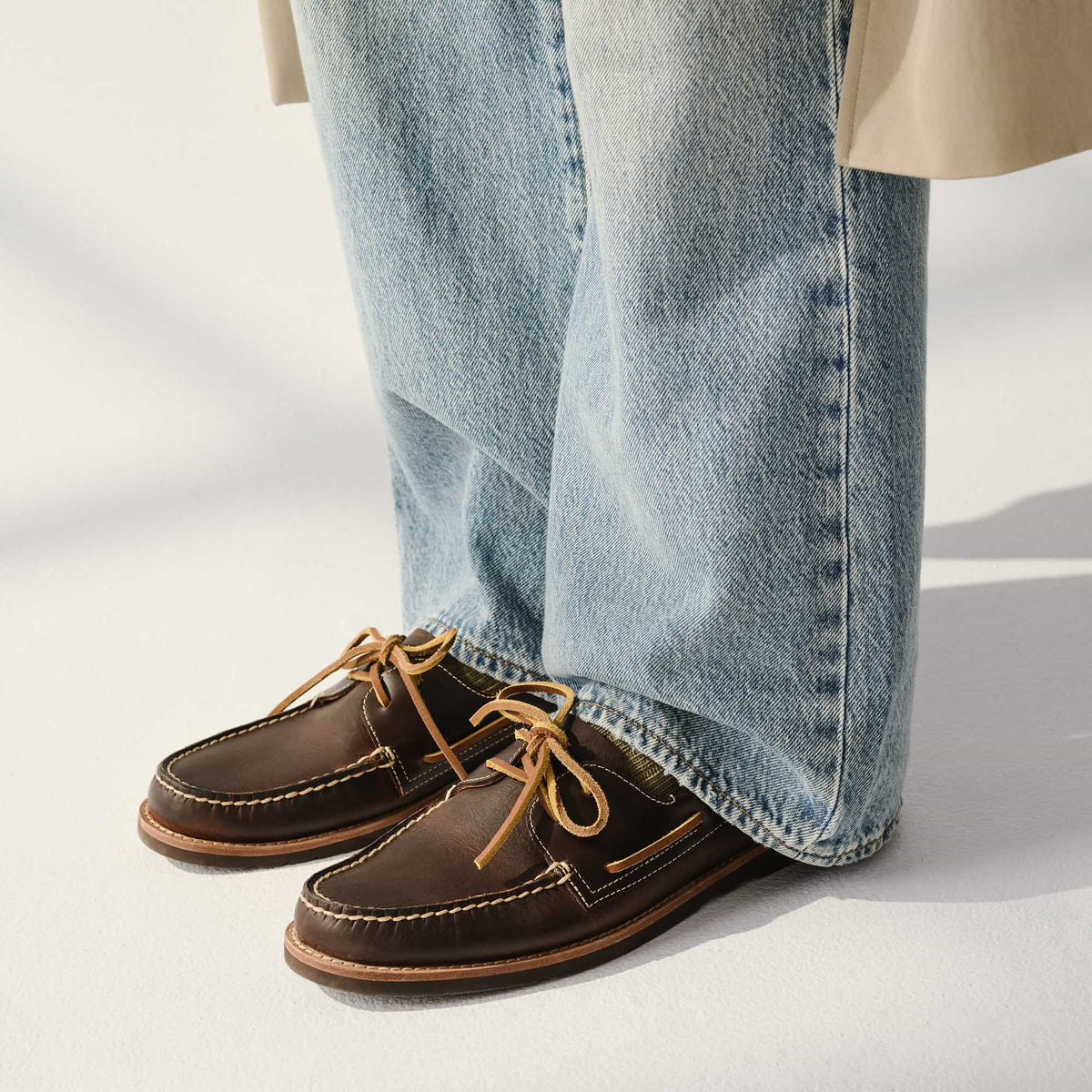 Authentic Original™ 2 Eye Ripple Boat Shoe Amaretto | Sperry