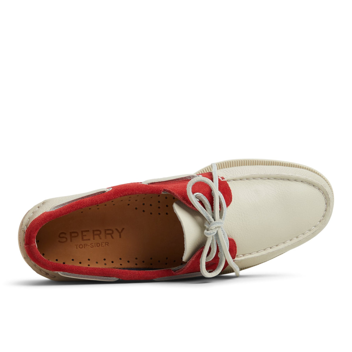 Authentic Original™ 2-Eye Boat Shoe Red White | Sperry
