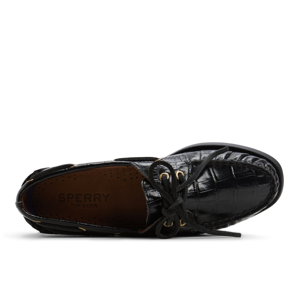 Authentic Original™ 2 Eye Boat Shoe Black | Sperry