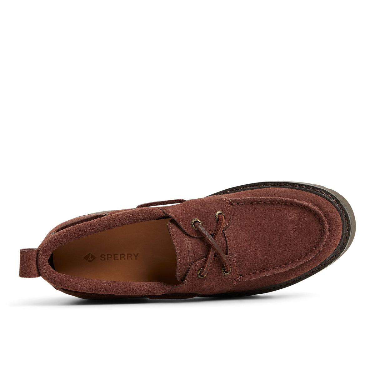 Authentic Original™ Lug 2-Eye Boat Shoe Dark Choco | Sperry