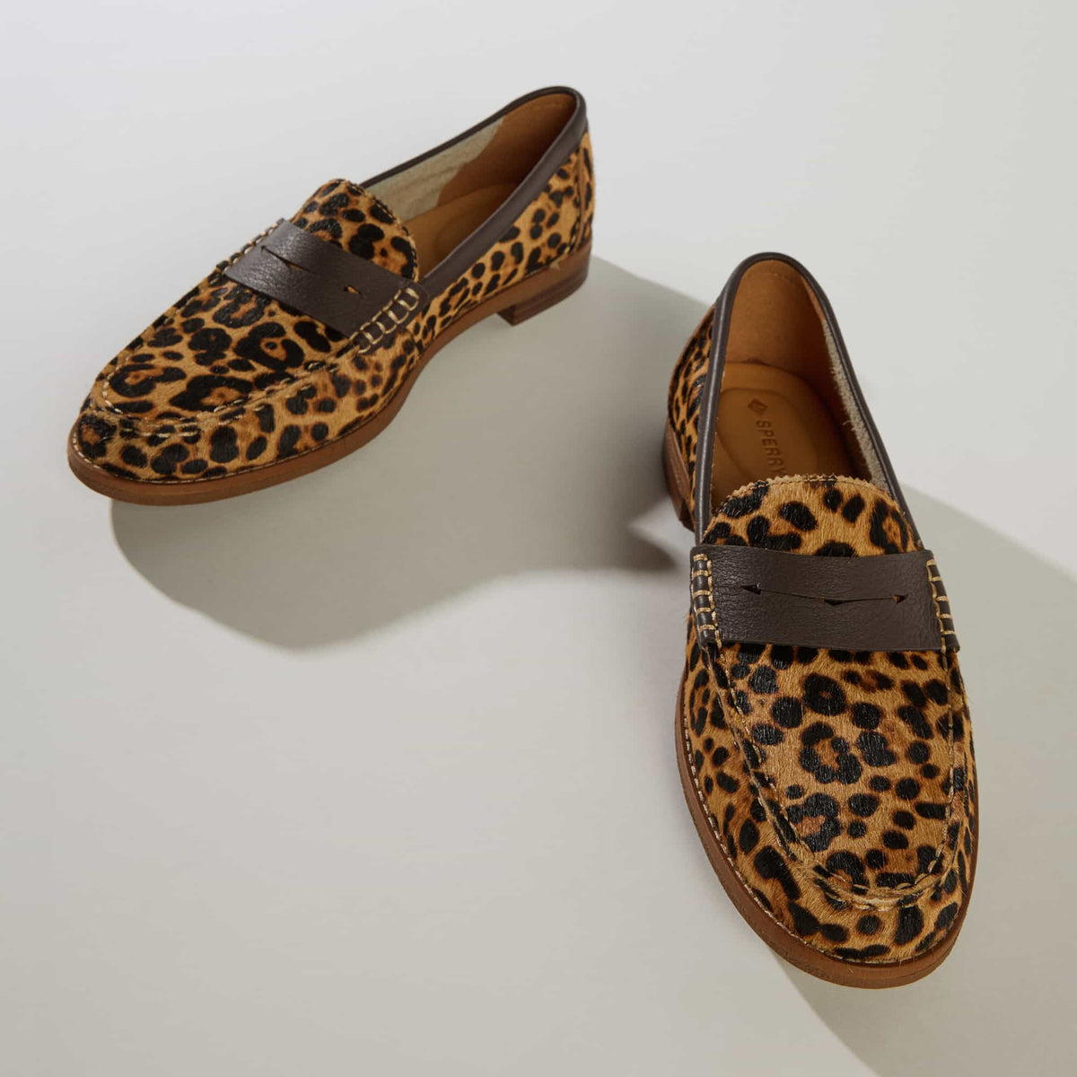 Seaport Penny Loafer Brown Primary Multi | Sperry