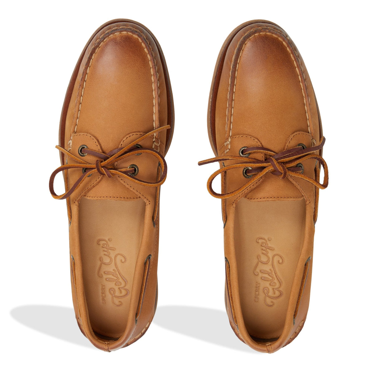 Gold Cup™ Authentic Original™ 2-Eye Boat Shoe - Beige | Sperry