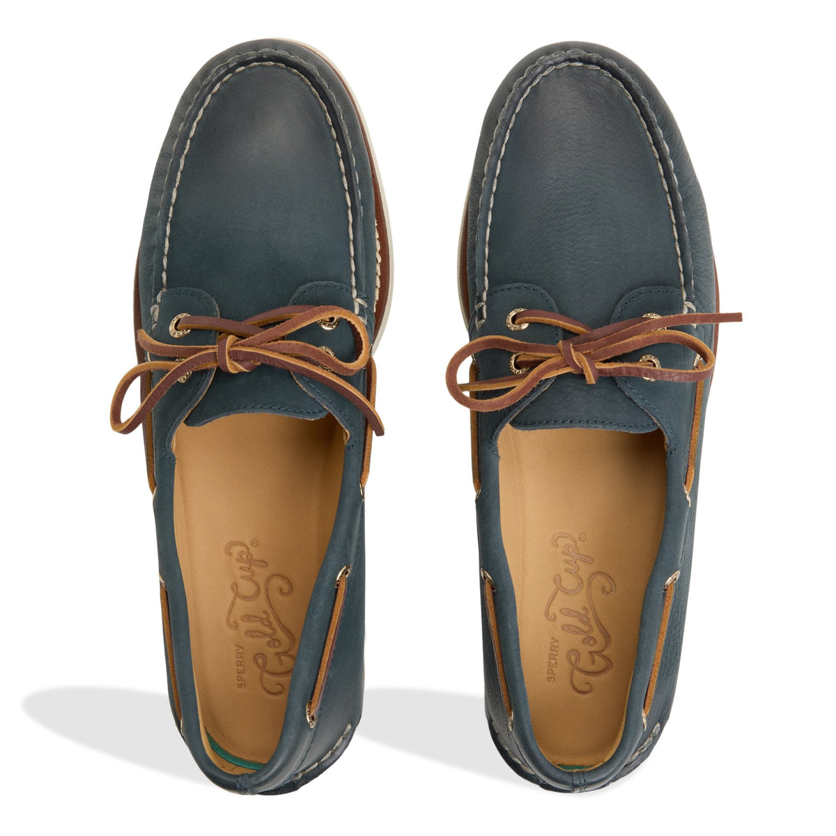 Gold Cup™ Authentic Original™ 2-Eye Boat Shoe - Navy | Sperry