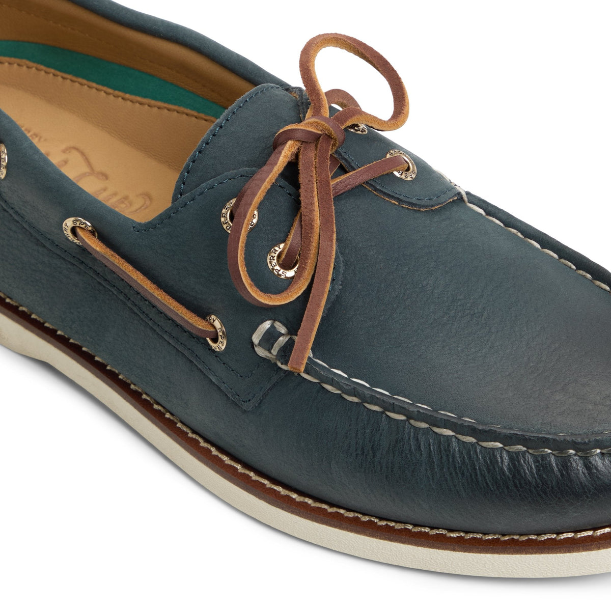 Gold Cup™ Authentic Original™ 2-Eye Boat Shoe - Navy | Sperry