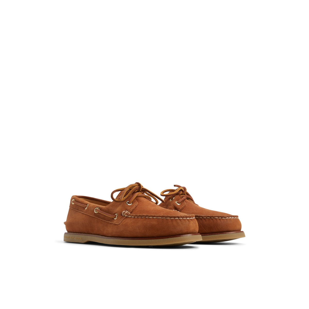 Gold Authentic Original™ 2-Eye Lite Boat Shoe Light Brown Men's Leather | Sperry