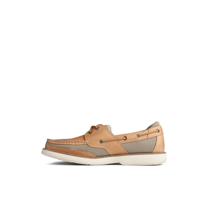 Surveyor 2-Eye Boat Shoe White Men's | Sperry
