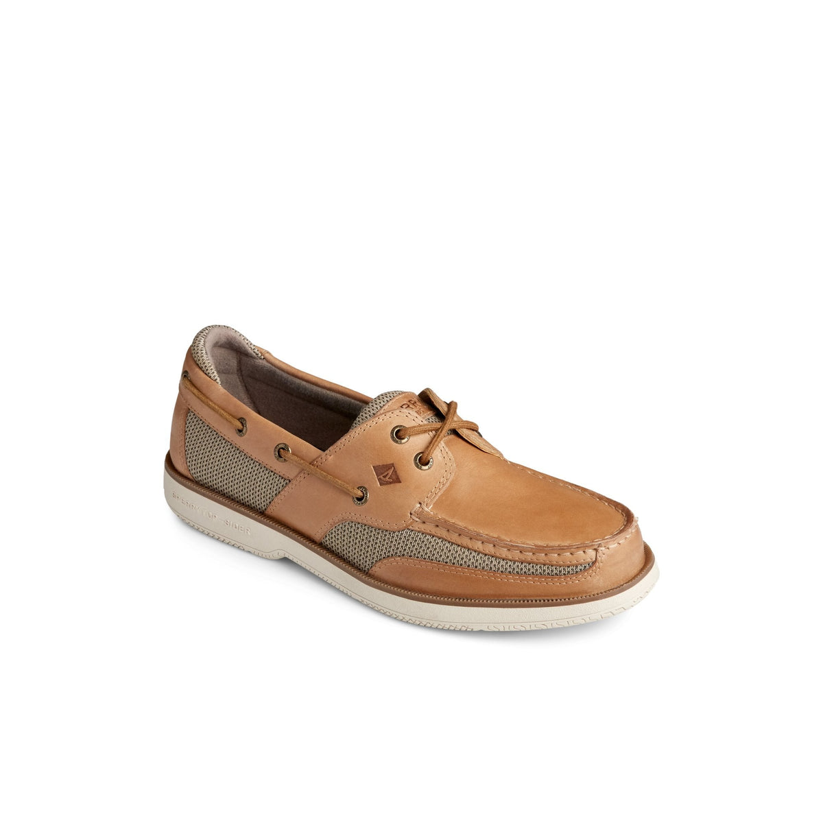 Surveyor 2-Eye Boat Shoe White Men's | Sperry