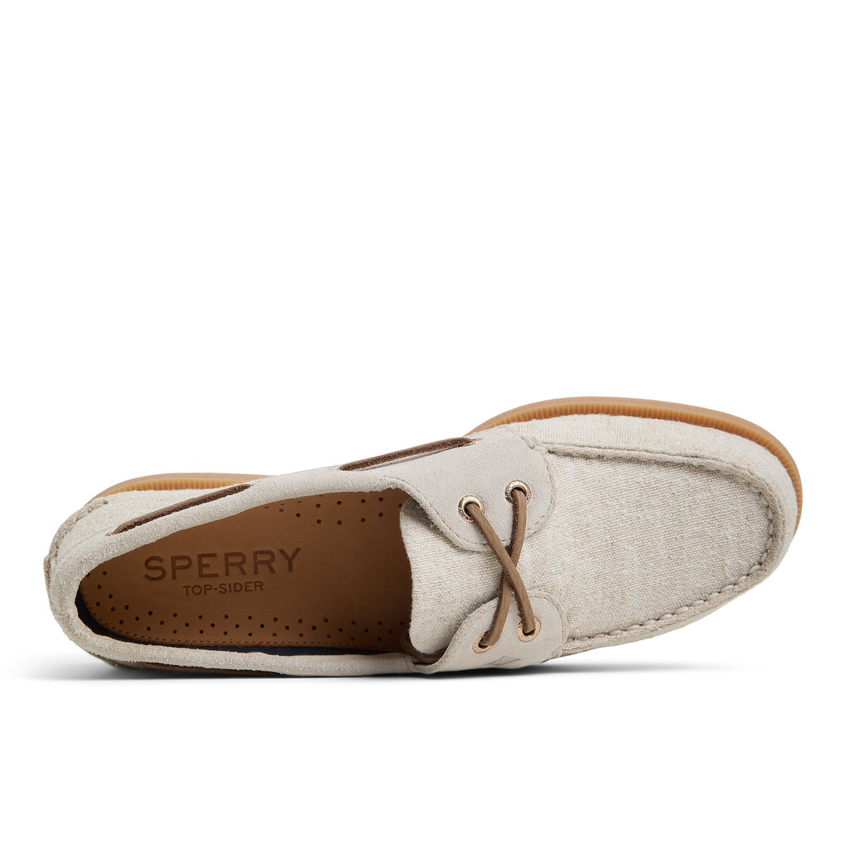 Authentic Original™ 2-Eye Boat Shoe Light Beige | Sperry