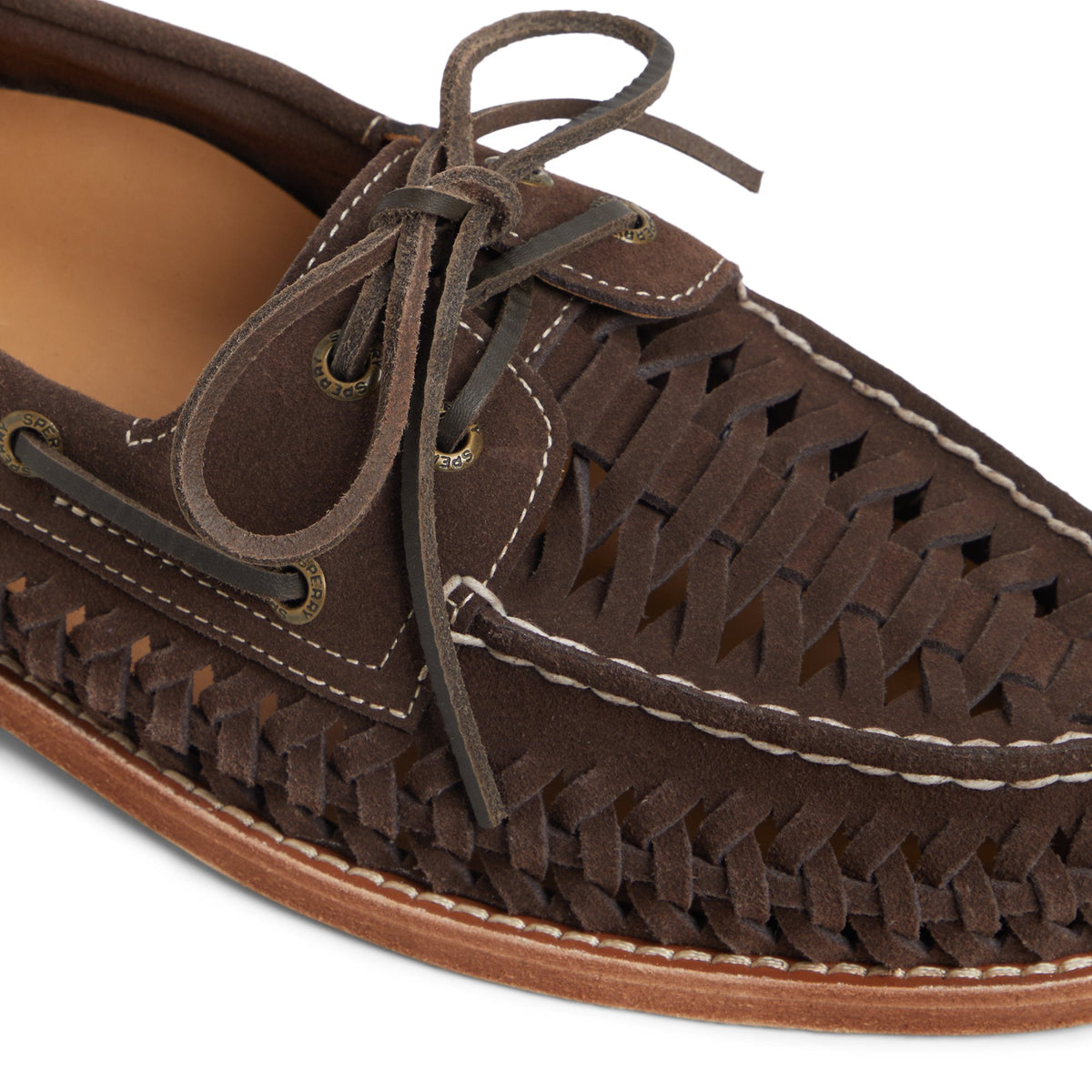 Gcao2eywoven Other Brown Men's Leather | Sperry