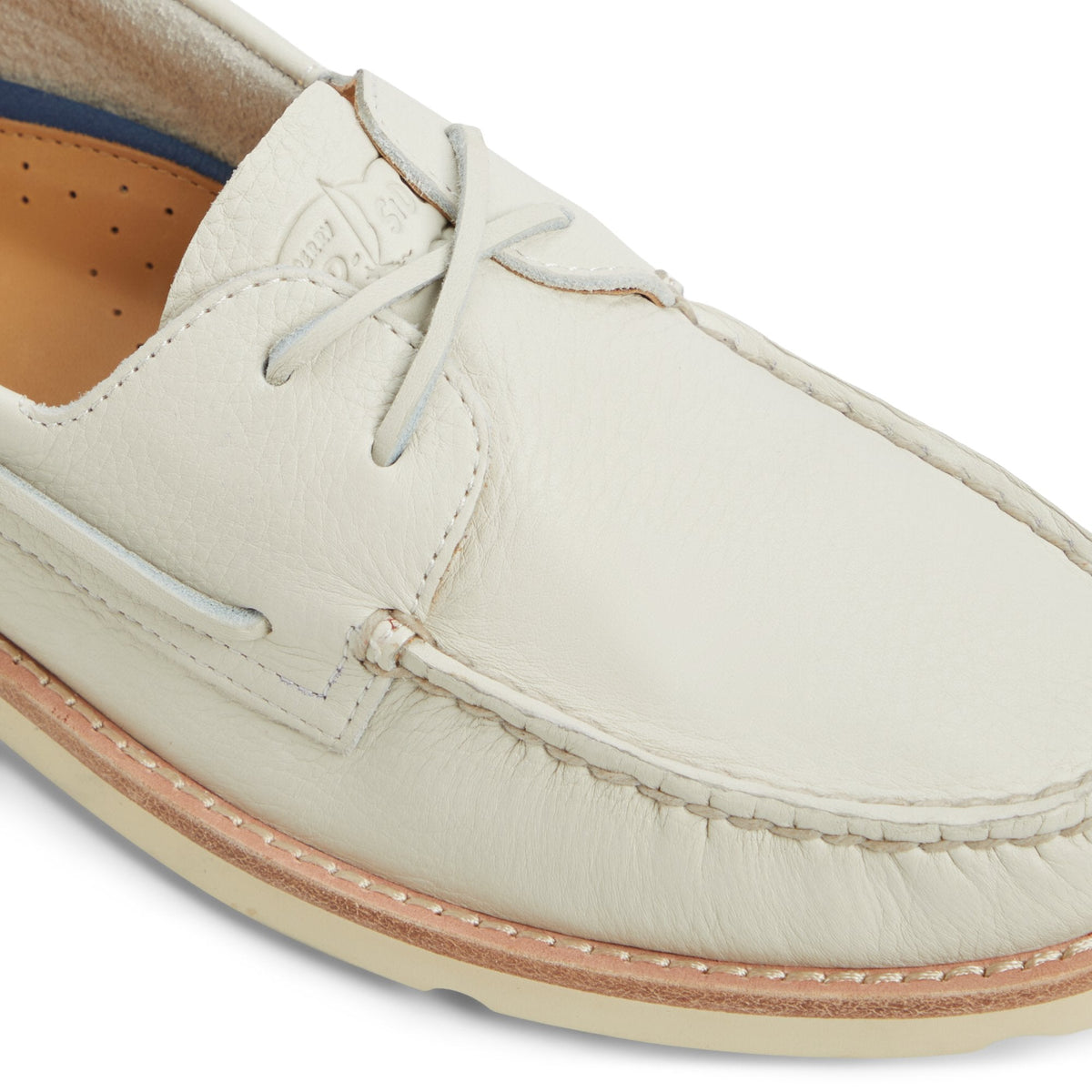 Authentic Original™ 2-Eye Lite Boat Shoeripple Cream Men's Leather | Sperry