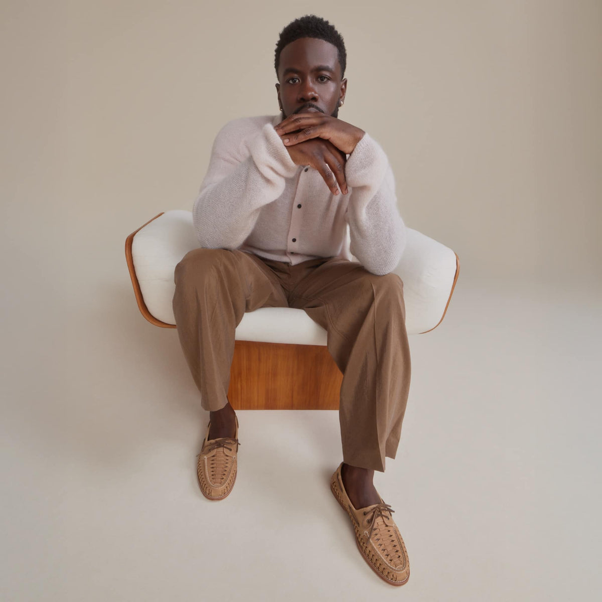 Gcao2eywoven Tan Men's Leather | Sperry