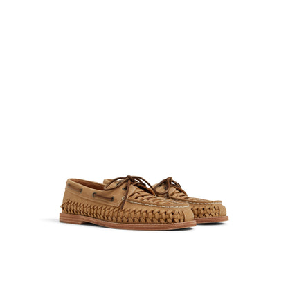 Gcao2eywoven Tan Men's Leather | Sperry