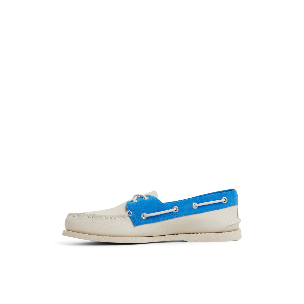 Authentic Original™ 2-Eye Boat Shoe White Blue | Sperry