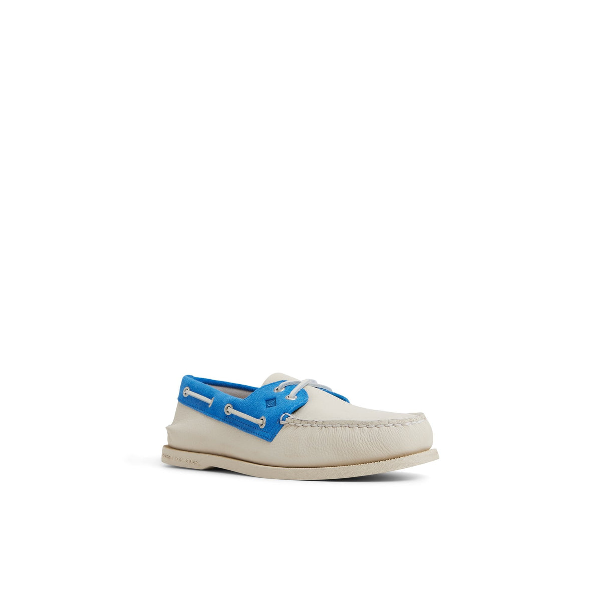 Authentic Original™ 2-Eye Boat Shoe White Blue | Sperry
