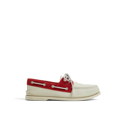Authentic Original™ 2-Eye Boat Shoe Red White | Sperry