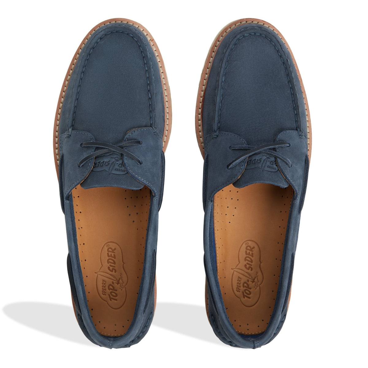 Authentic Original™ 2-Eye Lite Boat Shoeripple Dust Blue Men's Leather | Sperry