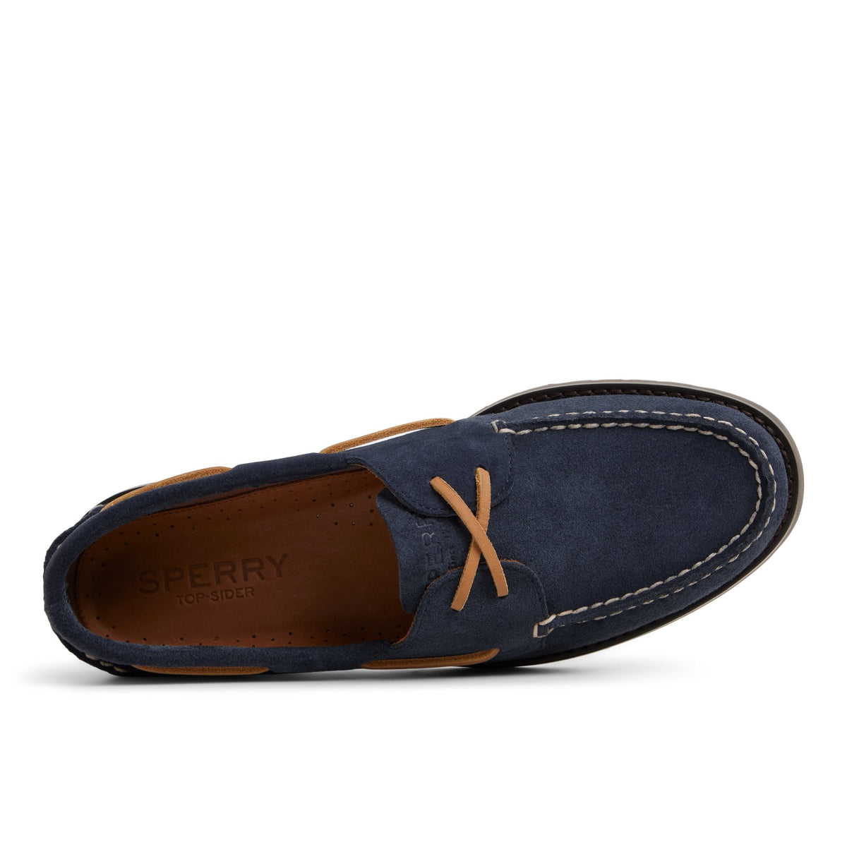 Authentic Original™ 2 Eye Ripple Boat Shoe Dark Blue | Sperry
