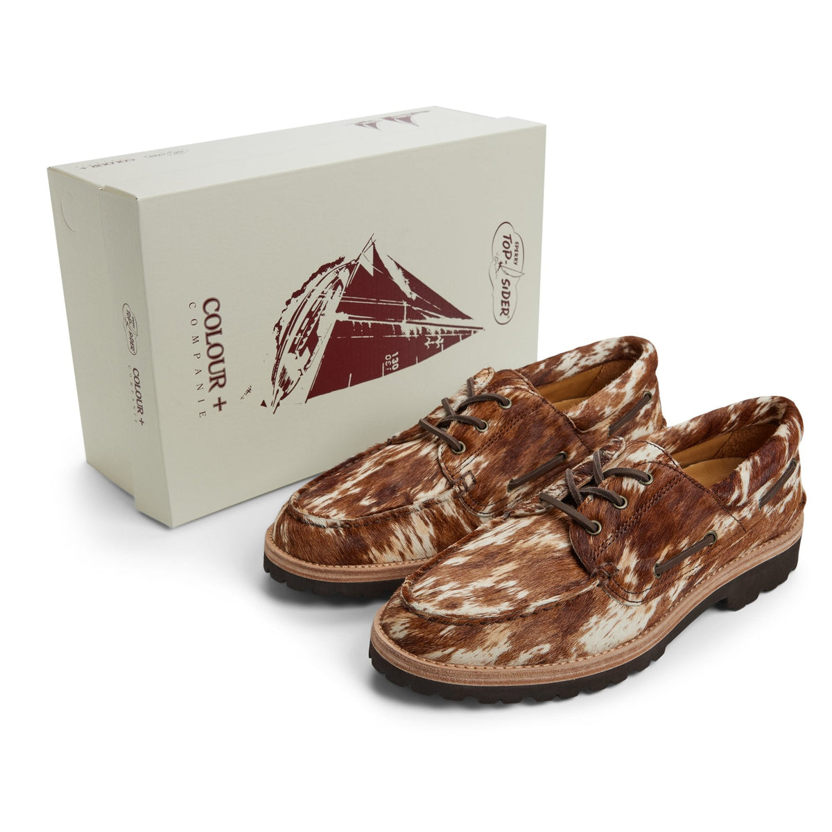 Cow Print 3 Eye Boat Shoe | Sperry