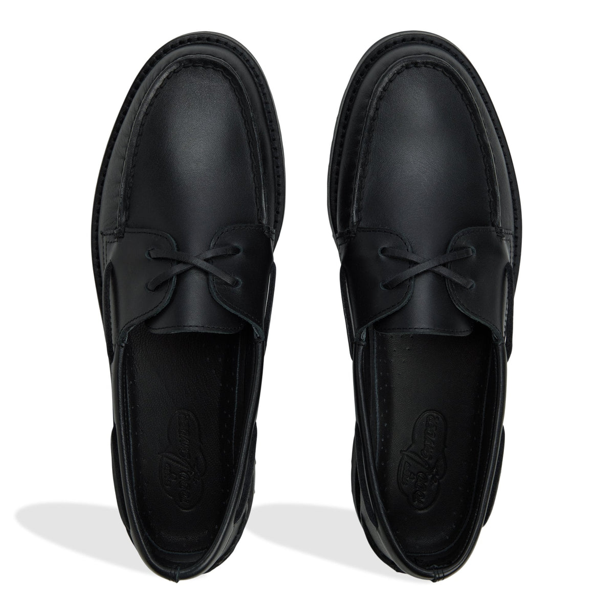 Sperry x Todd Snyder Vachetta Leather Boat Shoe Black | Sperry