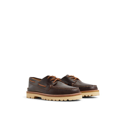 Authentic Original™ 3-Eye Lug Boat Shoe Brown | Sperry