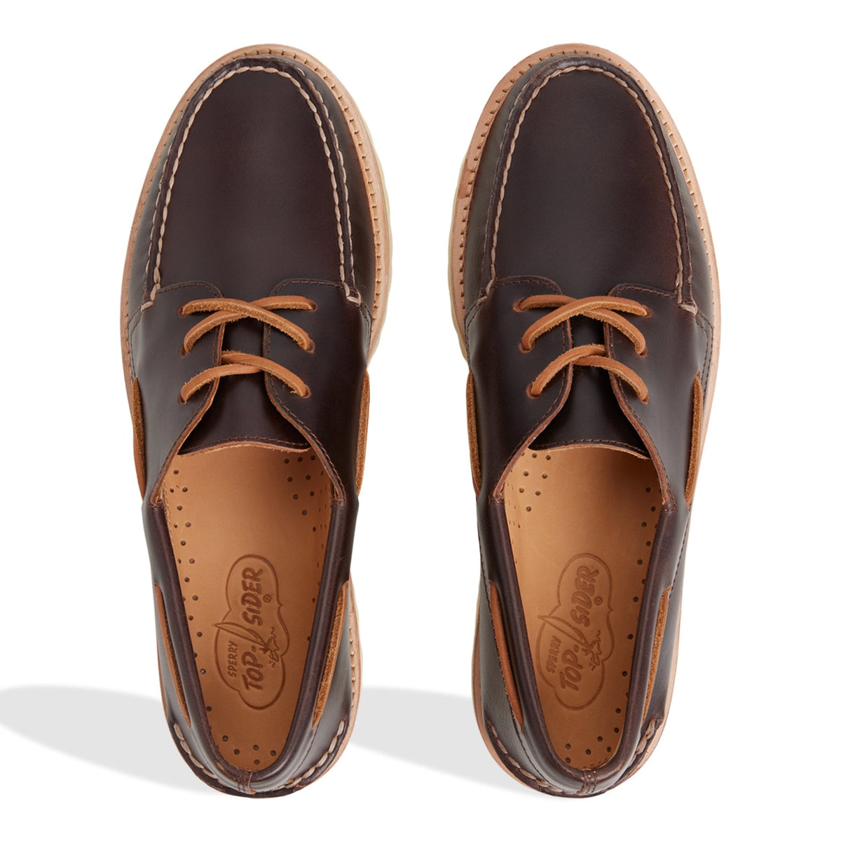 Authentic Original™ 3-Eye Lug Boat Shoe Brown | Sperry
