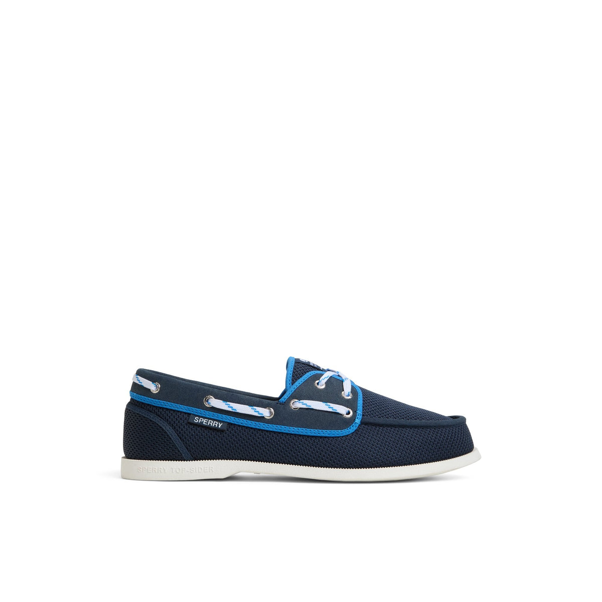 Helmsman Boat Shoe Blue Combo | Sperry