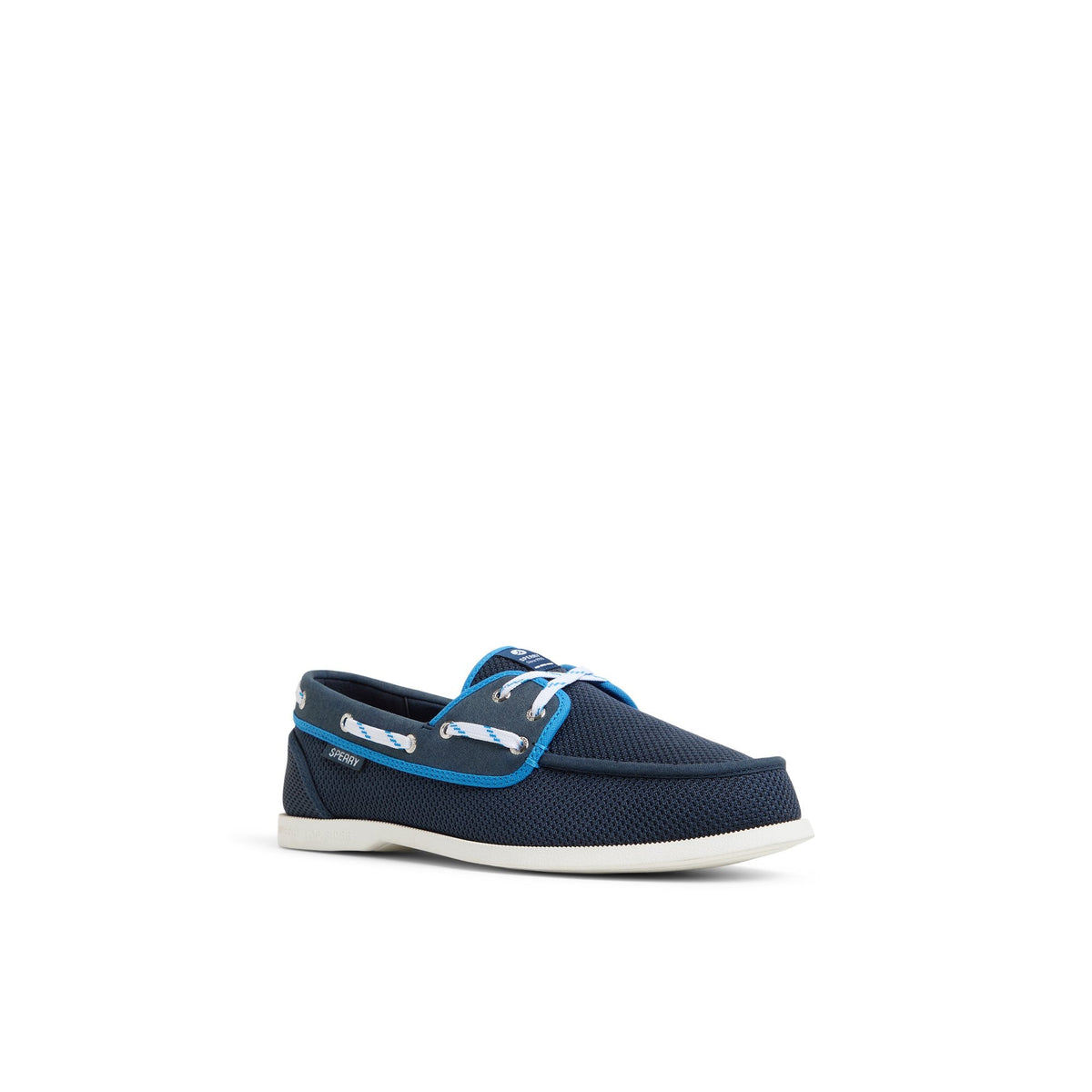 Helmsman Boat Shoe Blue Combo | Sperry