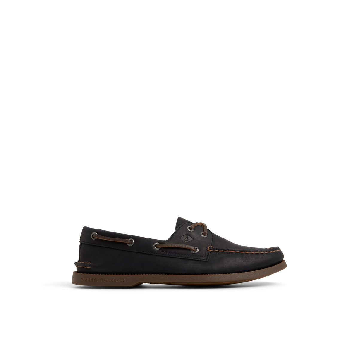 Authentic Original™ 2-Eye Lace Boat Shoe Other Black | Sperry
