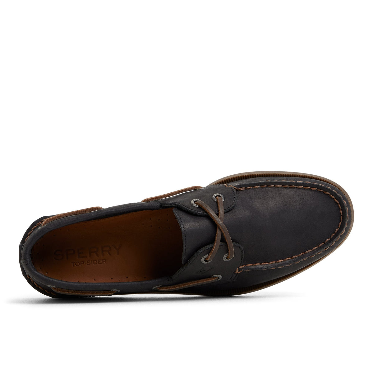 Authentic Original™ 2-Eye Lace Boat Shoe Other Black | Sperry