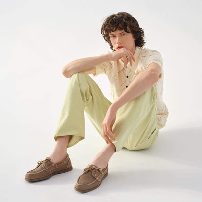 Helmsman Boat Shoe Taupe | Sperry