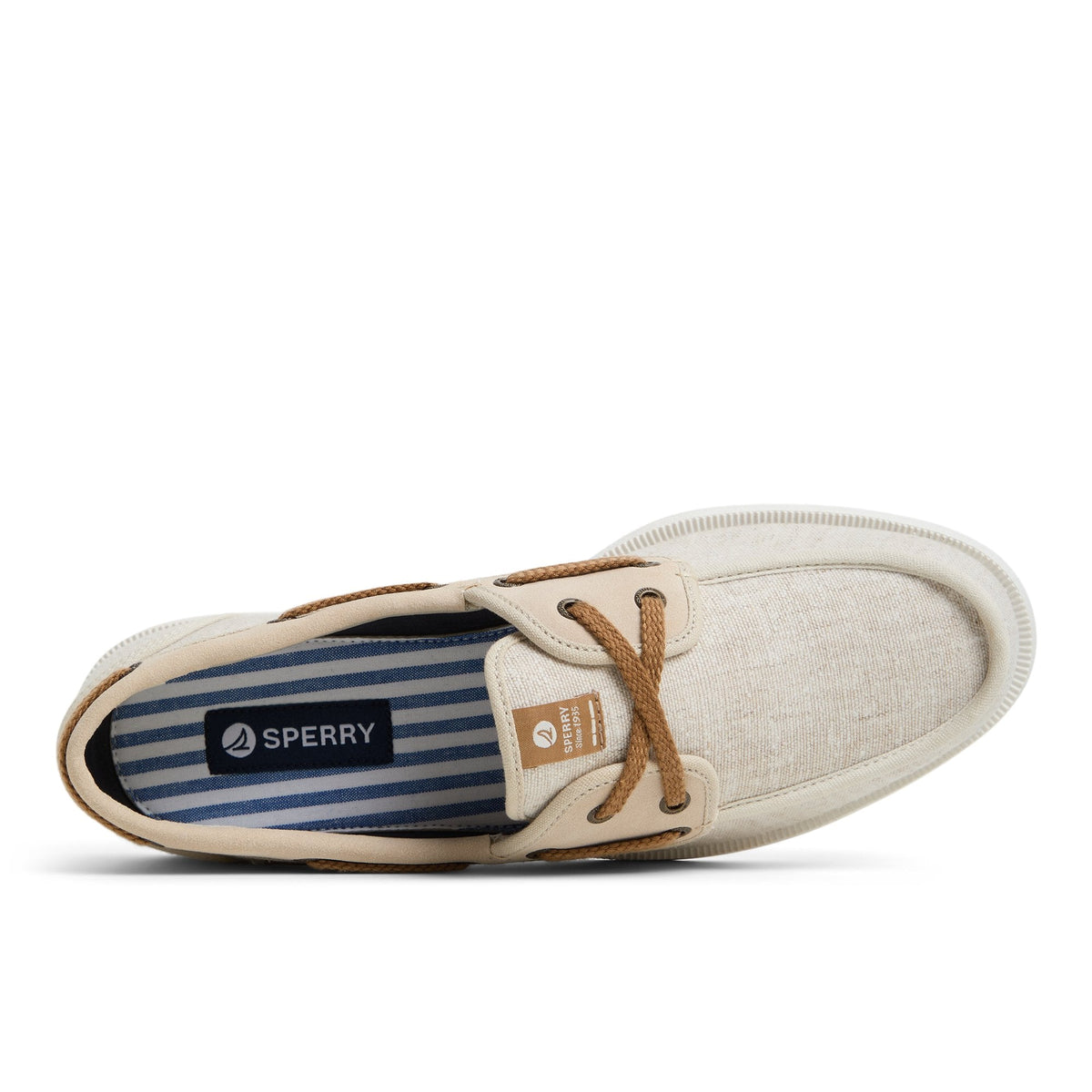 Helmsman Boat Shoe Natural | Sperry