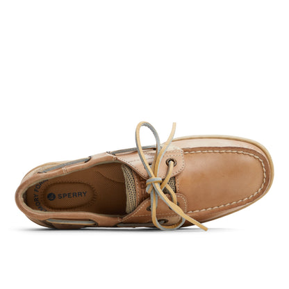 Bluefish 2-Eye Boat Shoe Linen Multi | Sperry