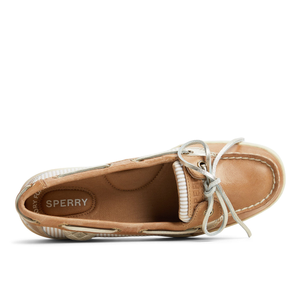 Angelfish 1 Eye Boat Shoe Light Beige | Sperry