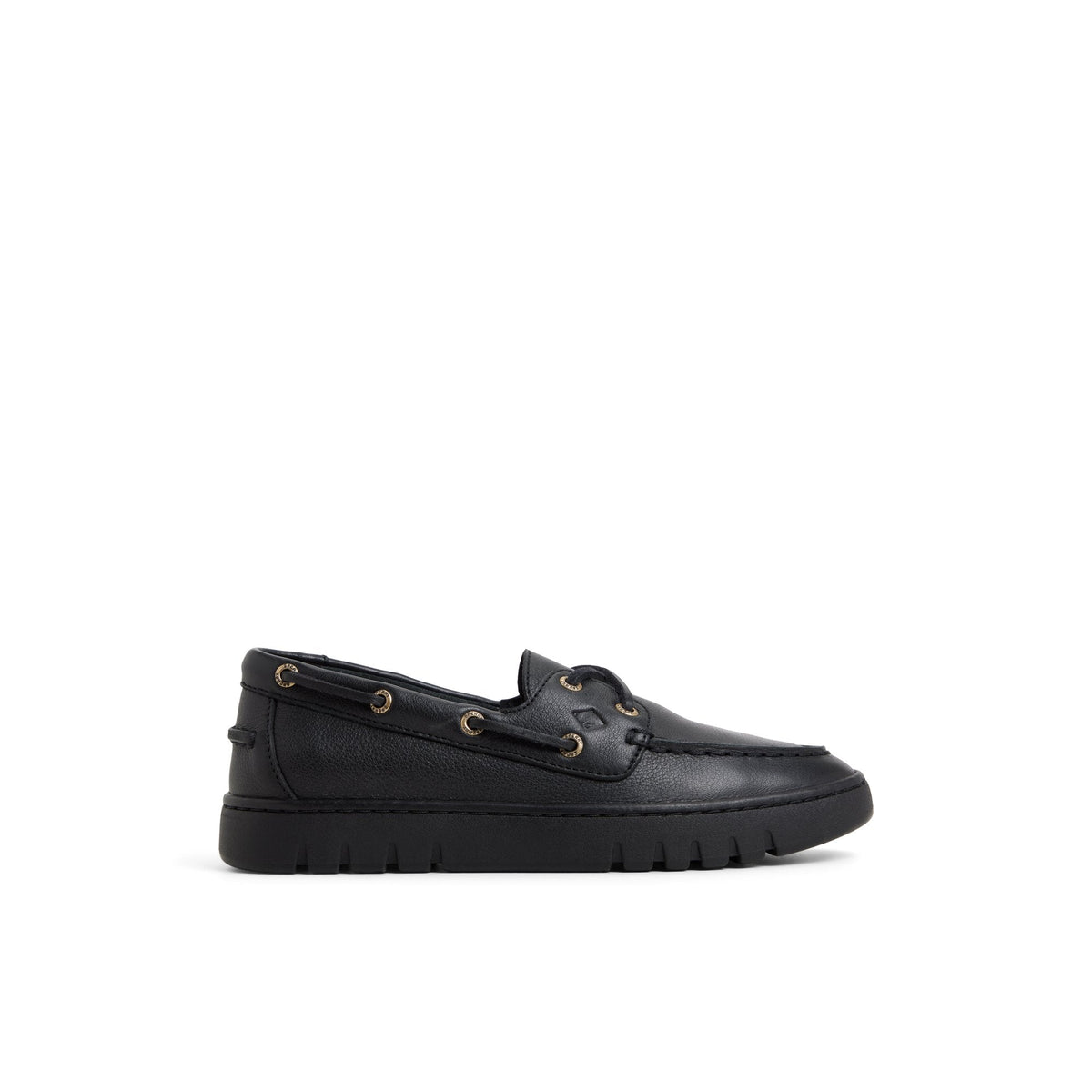 Keely Boat Shoe Black Black | Sperry