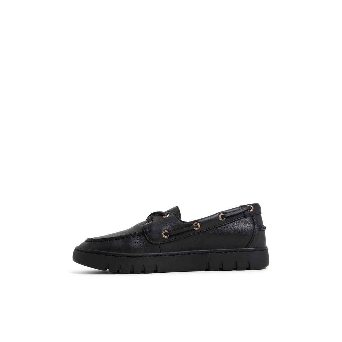 Keely Boat Shoe Black Black | Sperry