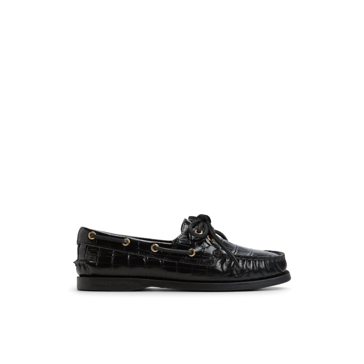 Authentic Original™ 2 Eye Boat Shoe Black | Sperry