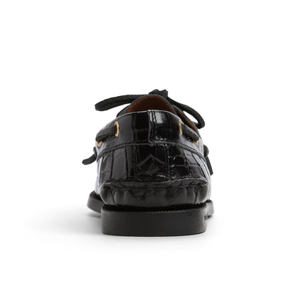 Authentic Original™ 2 Eye Boat Shoe Black | Sperry