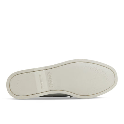 Authentic Original™ 2 Eye Boat Shoe Silver Women's Leather | Sperry
