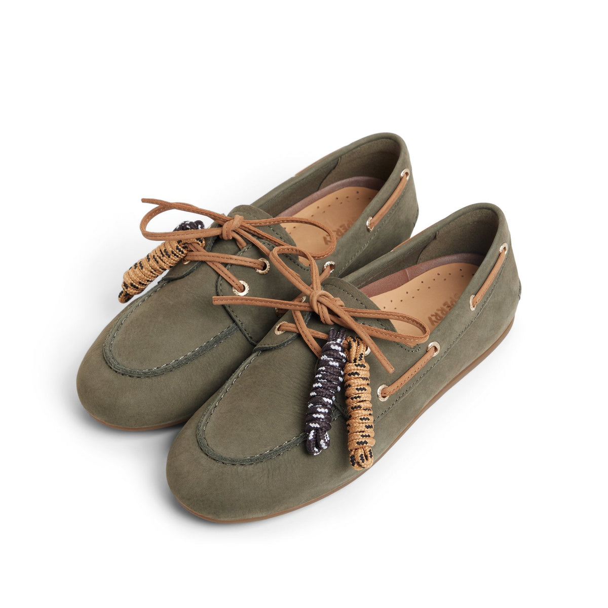 Sperry x Aritzia Slim Boat Shoe Olive | Sperry
