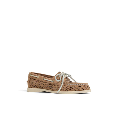 Authentic Original™ 2-Eye Lite Boat Shoe perf Medium Beige Women's Women | Sperry