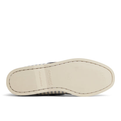 Authentic Original™ 2 Eye Boat Shoe White/Navy Women's Women | Sperry