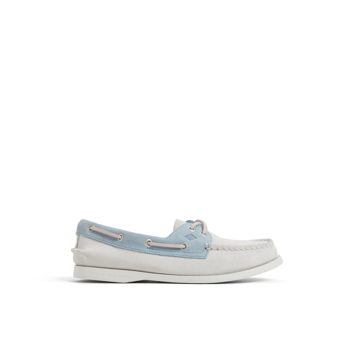 Authentic Original™ 2 Eye Boat Shoe White/Blue Women's Women | Sperry