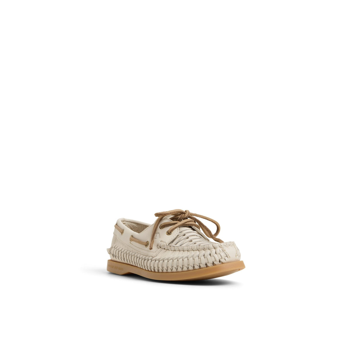 Authentic Original™ 2 Eye Woven Boat Shoe Ivory | Sperry