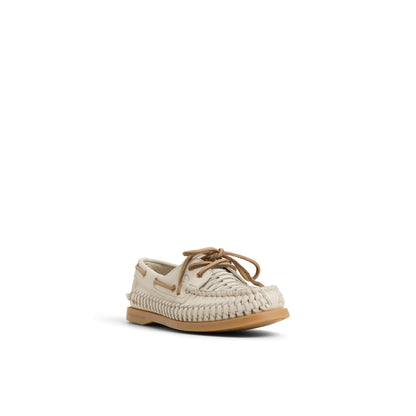 Authentic Original™ 2 Eye Woven Boat Shoe Ivory | Sperry