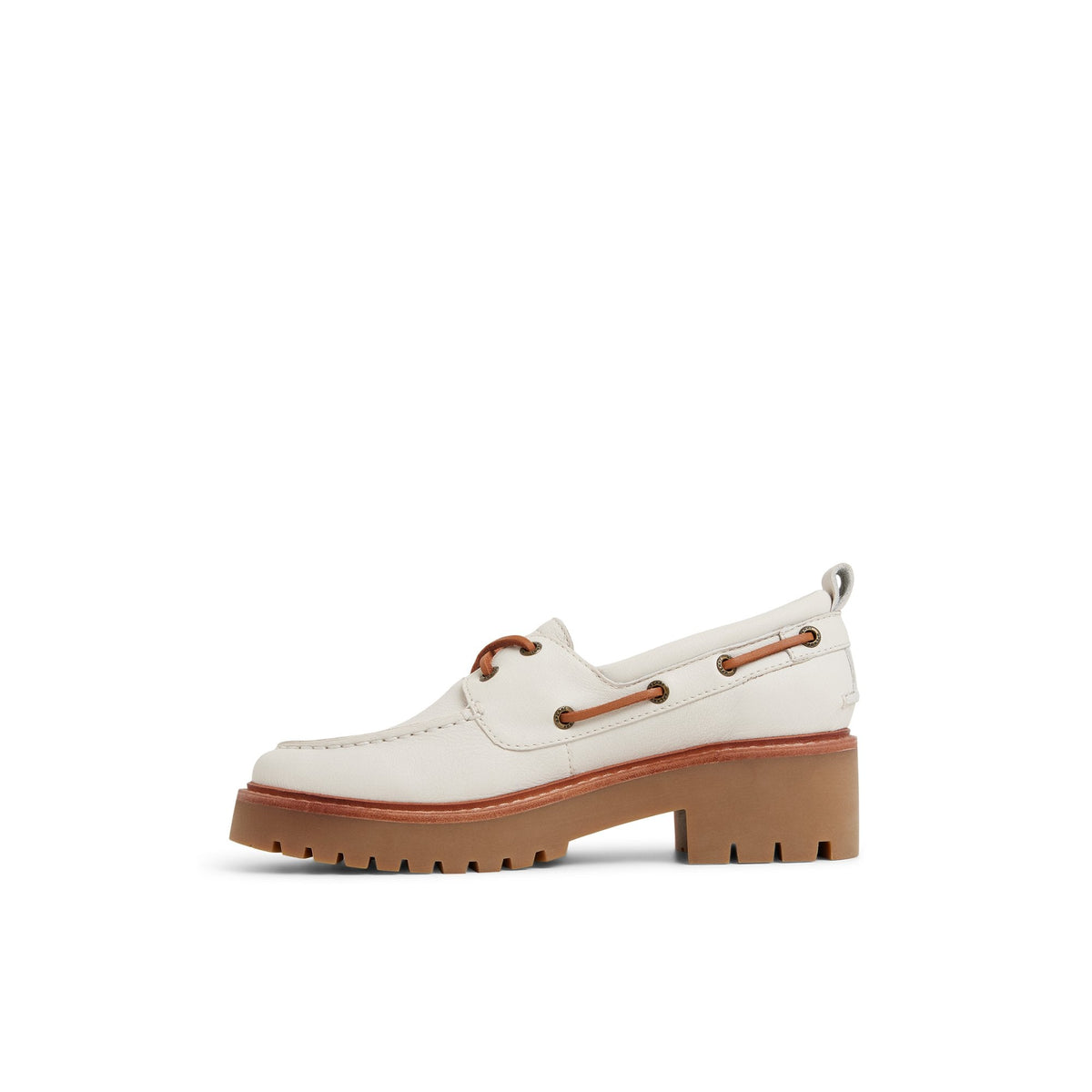 Authentic Original™ Lug 2-Eye Boat Shoe Cream | Sperry