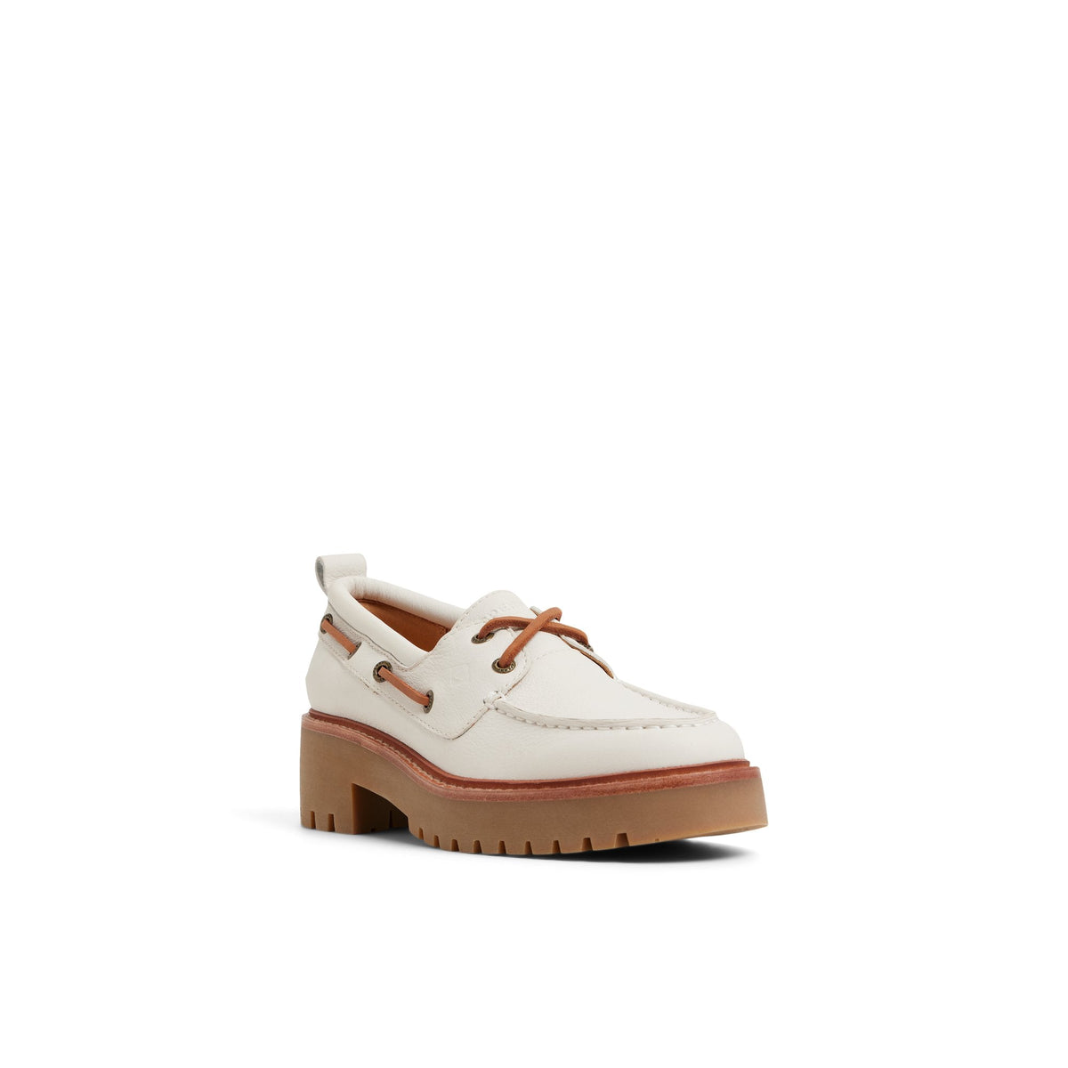 Authentic Original™ Lug 2-Eye Boat Shoe Cream | Sperry