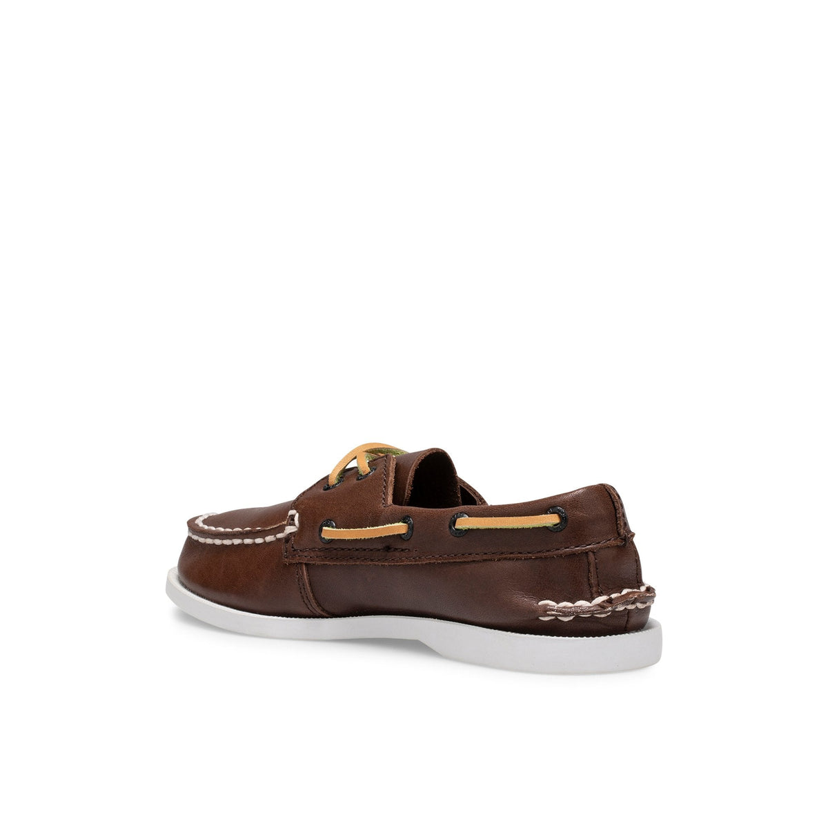 Aokleather Brown Kids Boat Shoes | Sperry