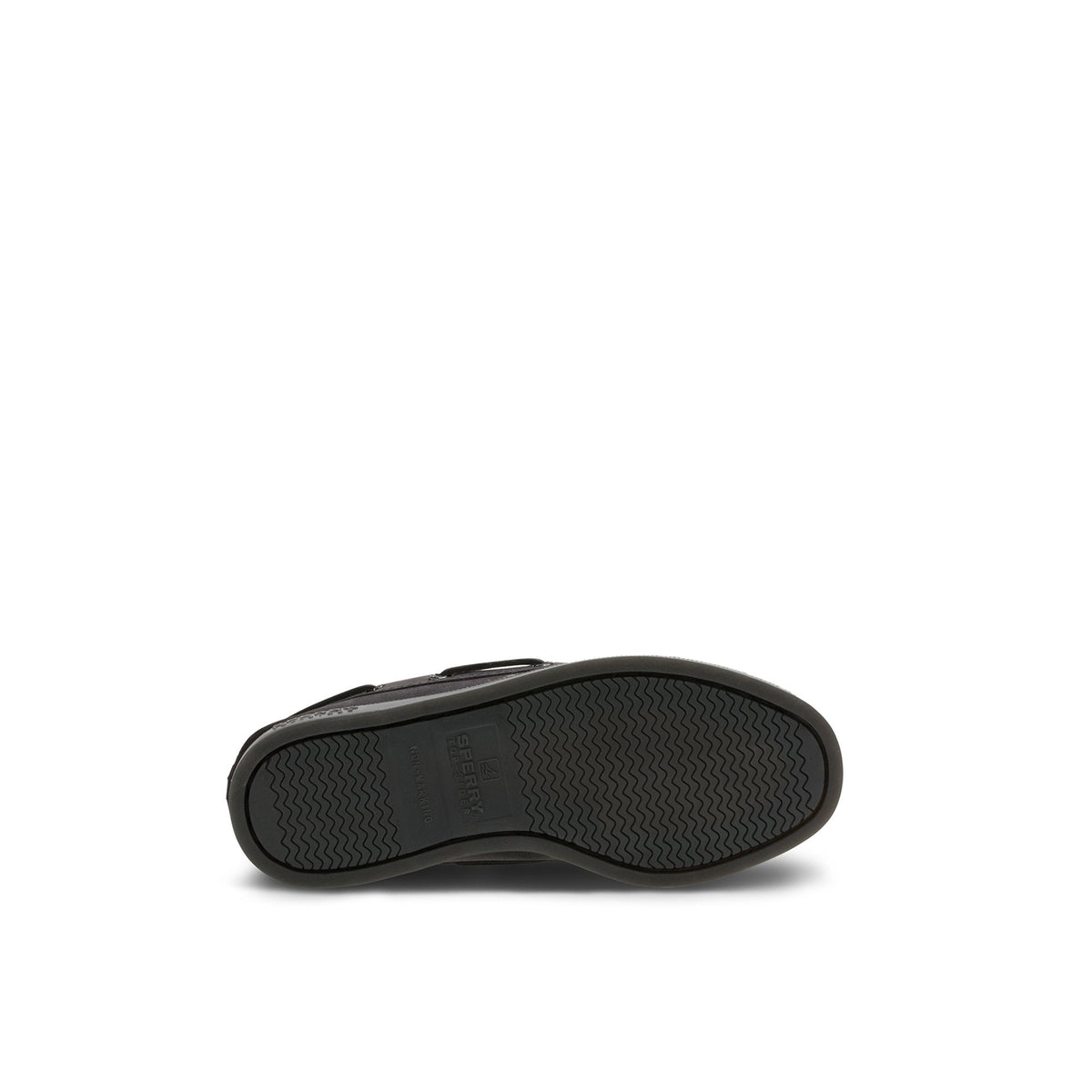 Aokleather Black Kids Boat Shoes | Sperry