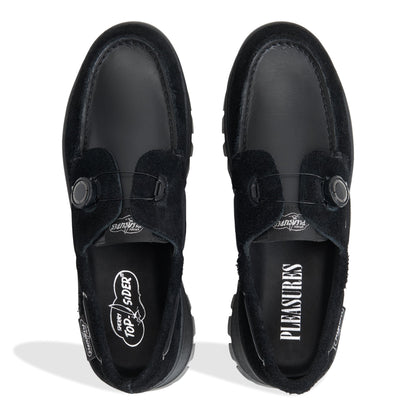 Sperry x Pleasures 3-Eye Vibram Turn-Lock Lug Boat Shoes | Sperry