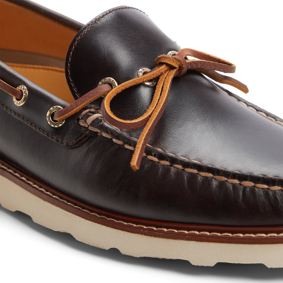 Gold1eyevib Dark Brown Men's Leather | Sperry